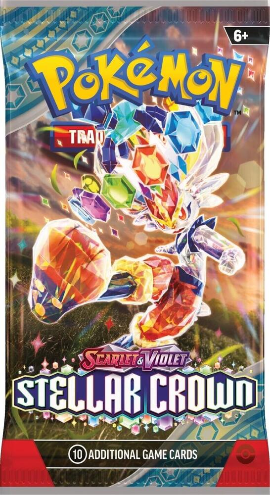 LMB Stellar Crown PACKS (IR or Better hits) Pokemon Scarlet & Violet (Recommended for 15+)