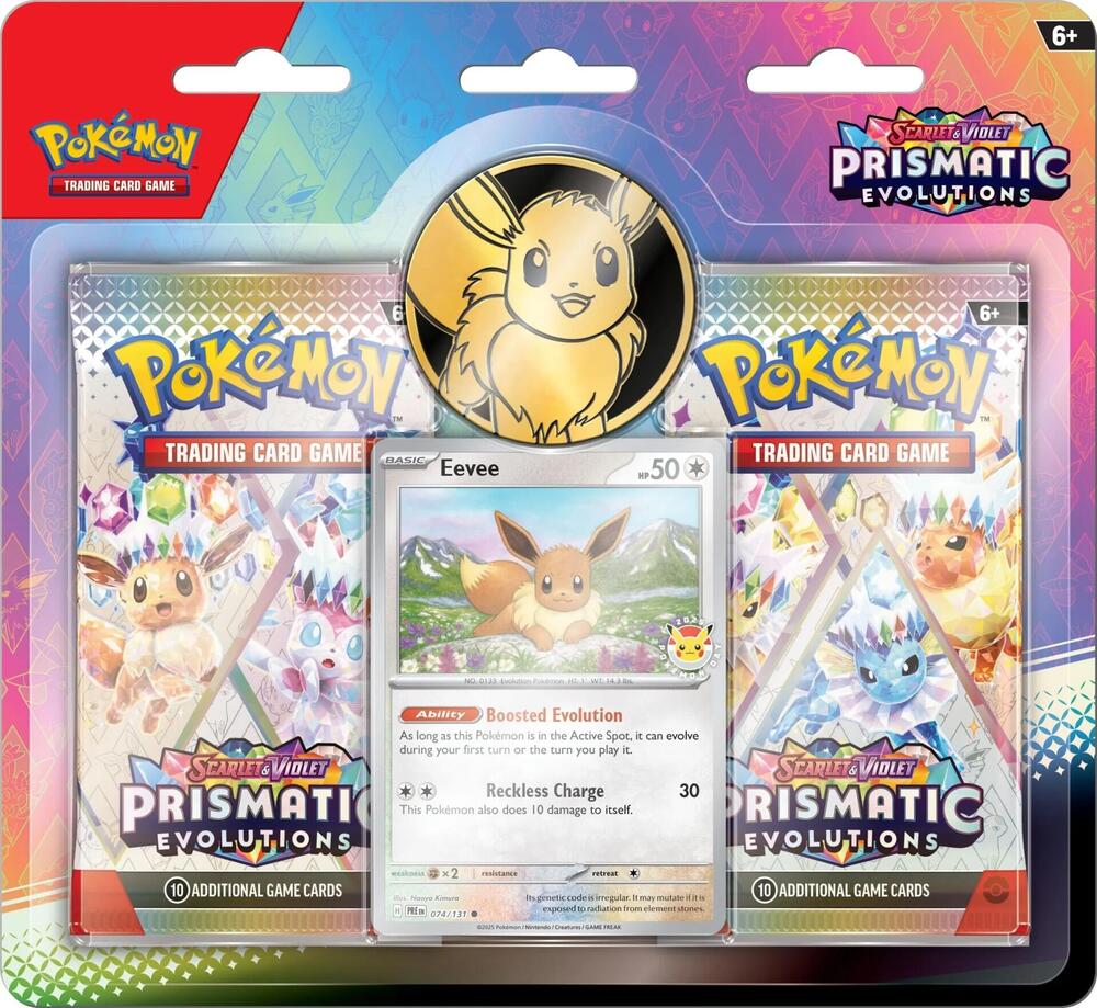 Pokemon Prismatic Evolutions 2 Pack Blister (Recommend for 15+)