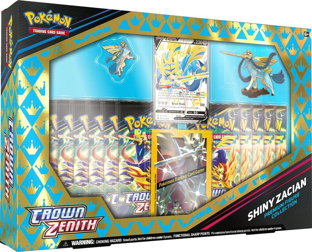 Crown Zenith Collection— Premium Figure Collection--Shiny Zacian (Recommended for 15+)