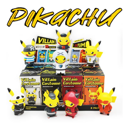 Pokemon Pikachu Villain Figurines