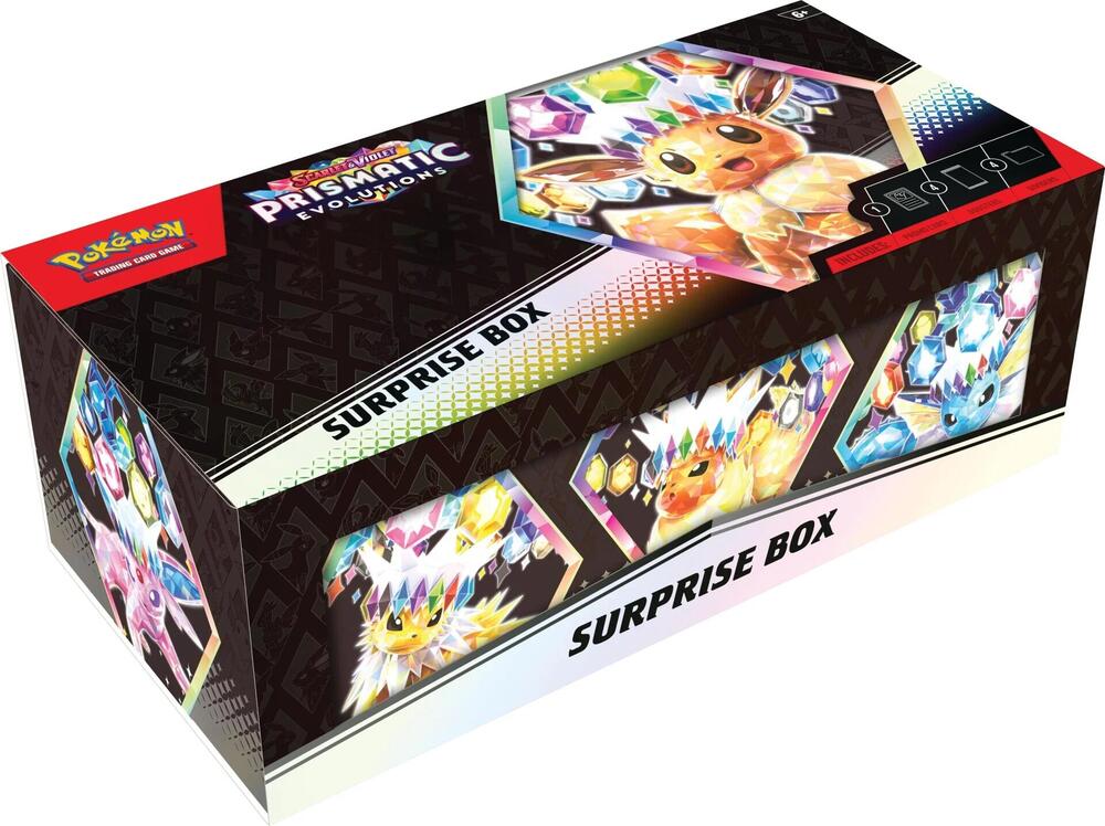 Prismatic Evolutions Surprise BOX  (Recommended for 15+)
