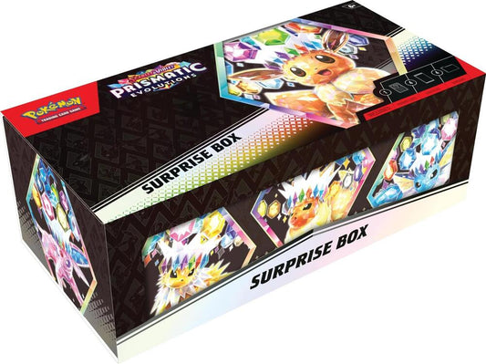 Prismatic Evolutions Surprise BOX  (Recommended for 15+)