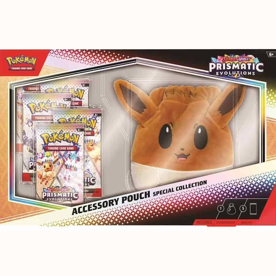 Prismatic Evolutions Pouch Collection Pokemon SV (Recommended for 15+)