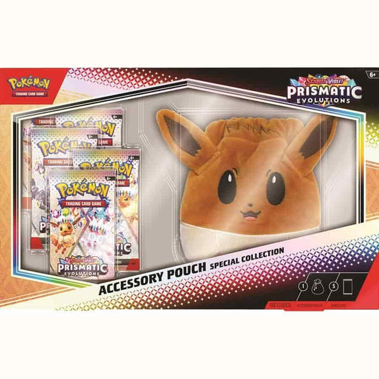 Prismatic Evolutions Pouch Collection Pokemon SV (Recommended for 15+)