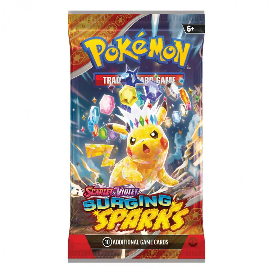 Surging Sparks Pokemon Scarlet & Violet Booster Packs (Recommended for 15+)