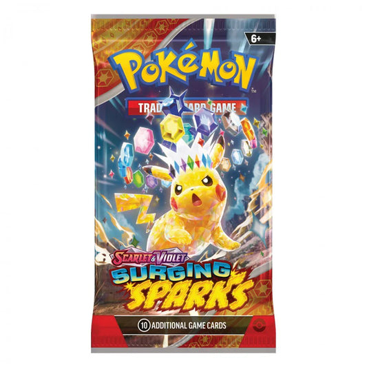 Surging Sparks Pokemon Scarlet & Violet Booster Packs (Recommended for 15+)