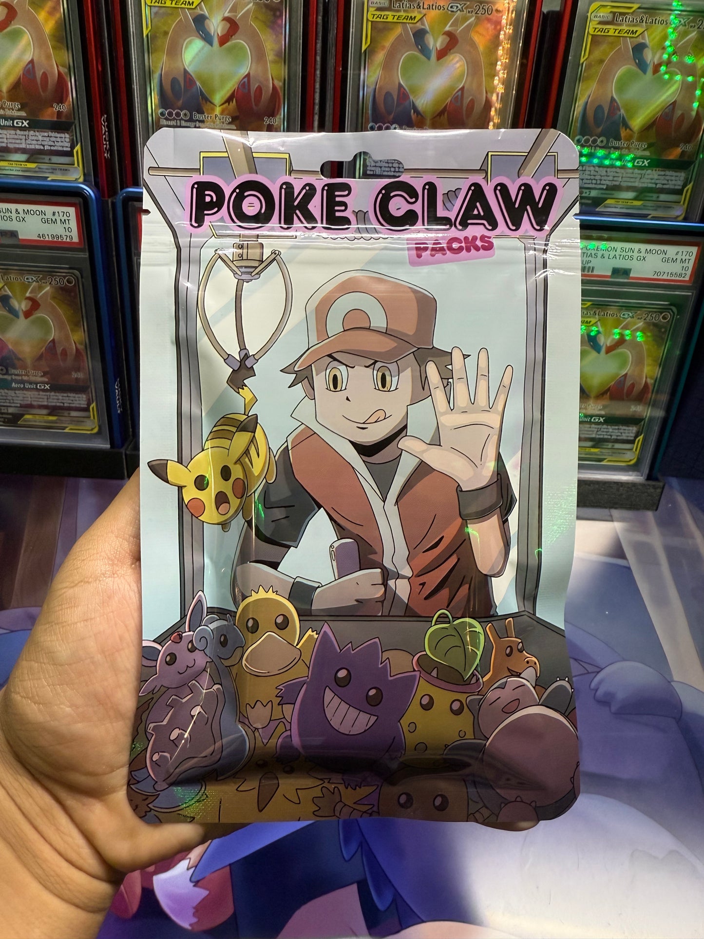 Poke Claw Packs- 5 japanese packs w/ 5 random cards