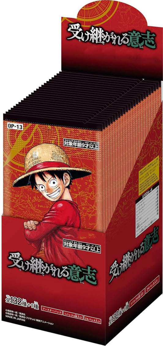 One Piece 13 "Inherited Will" JP Booster BOX (Recommended for 15+)