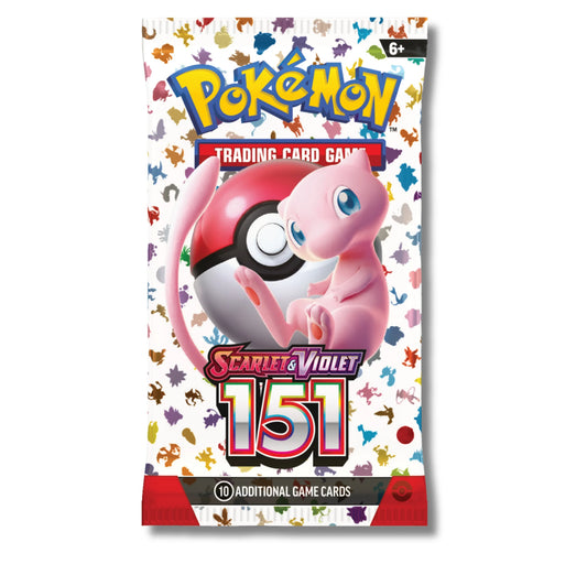151 English PACKS Pokemon Scarlet & Violet (Recommended for 15+)