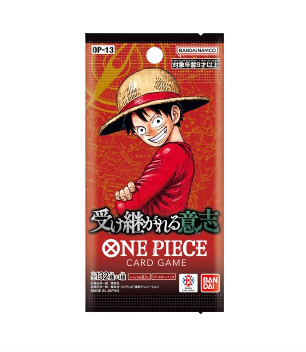 One Piece 13 "Inherited Will" JP Booster BOX (Recommended for 15+)